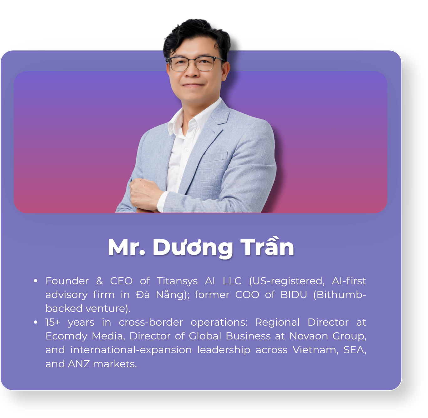 Mr. Dương Trần - Board of Mentors